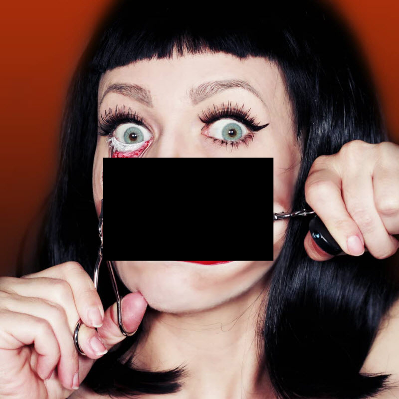 Жуткий макияж Юлии Вундерлих