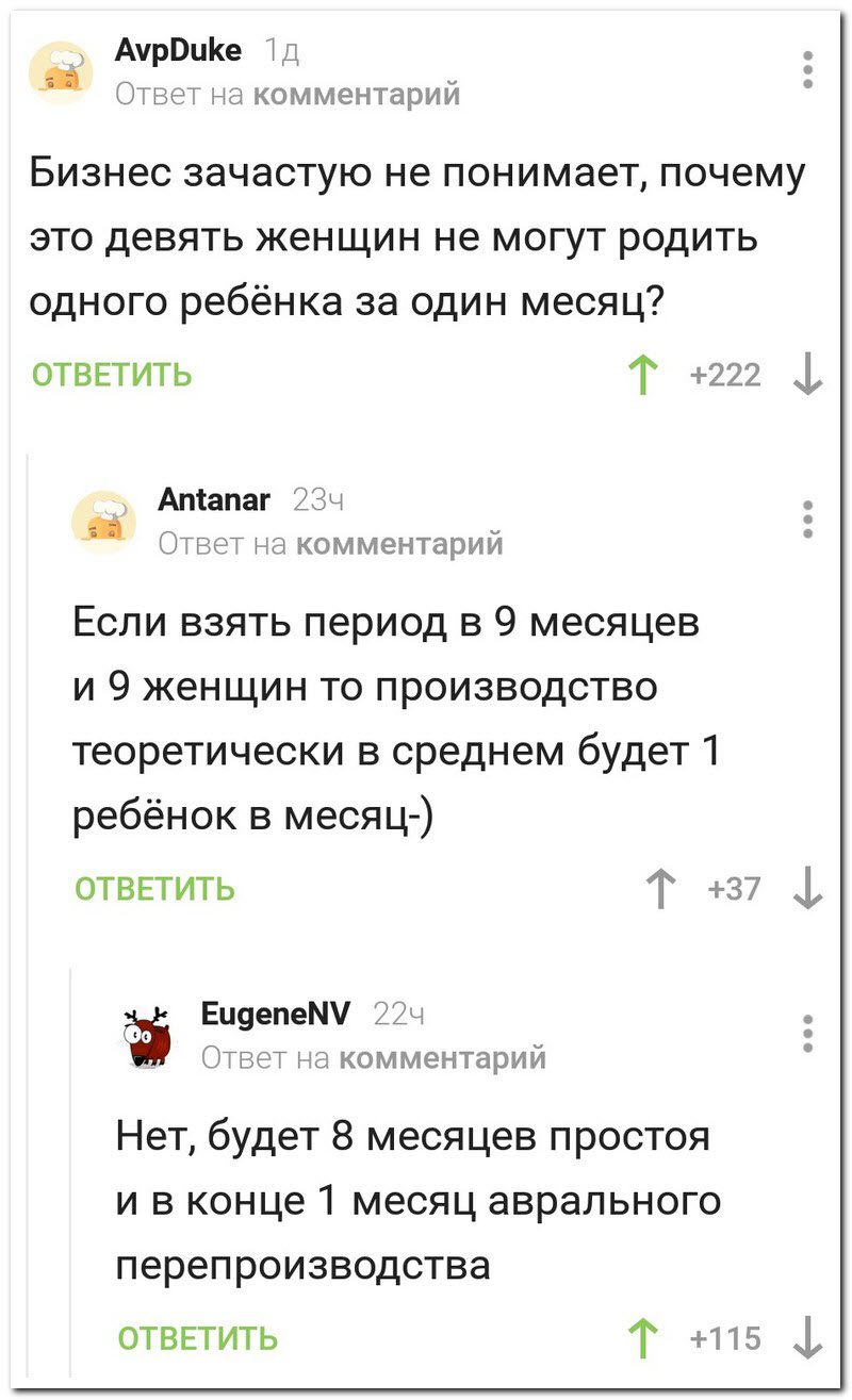 Забавные комментарии из социальных сетей