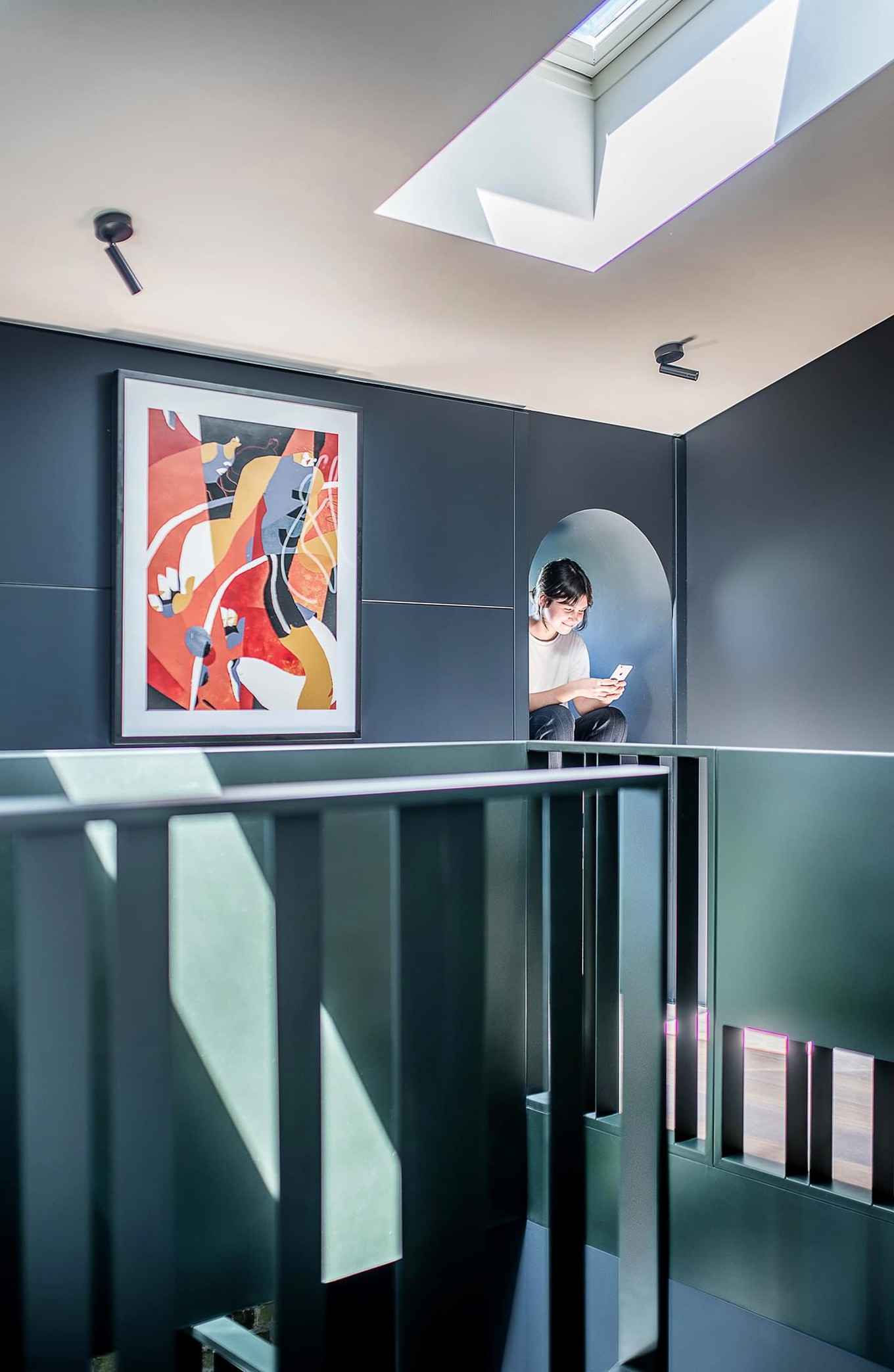 Интерьер двухуровневая квартира в Киеве