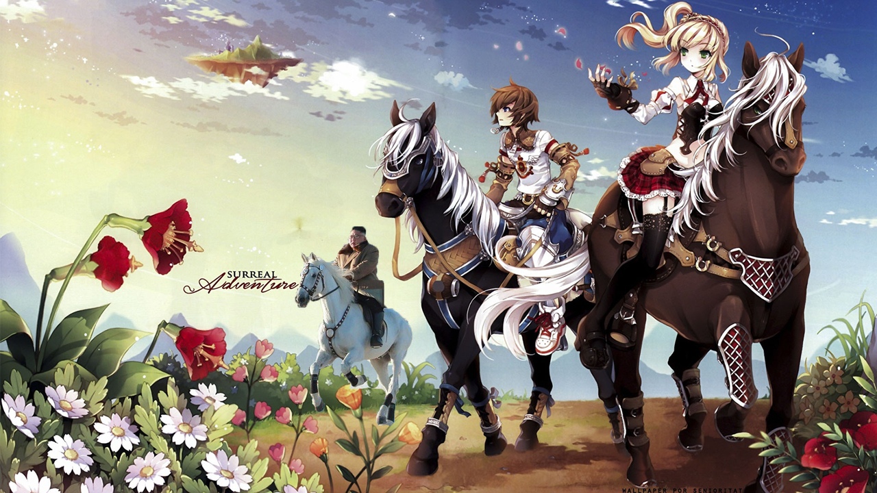 Ким Чен Ын прокатился на коне и стал героем фотожаб