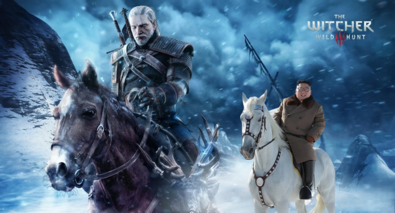 Ким Чен Ын прокатился на коне и стал героем фотожаб