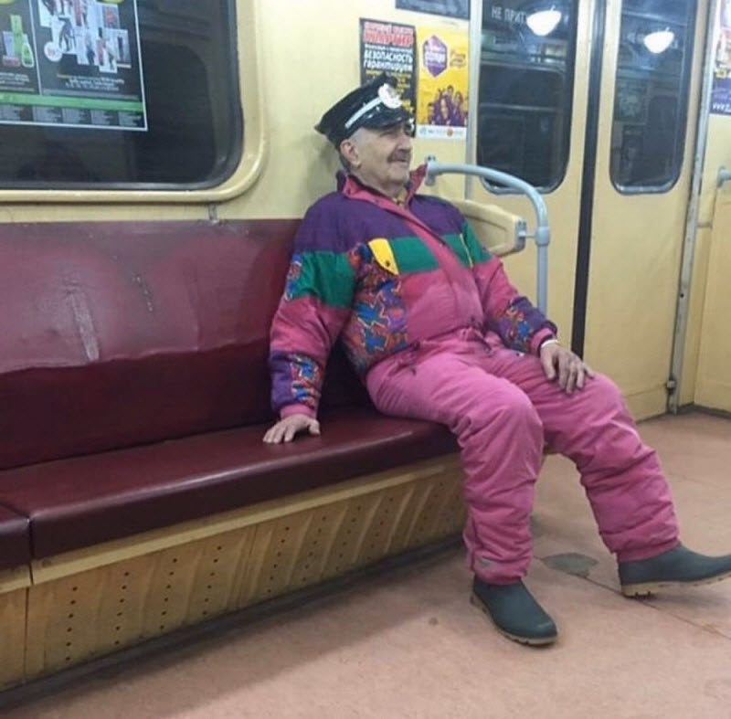 Модники из российского метрополитена