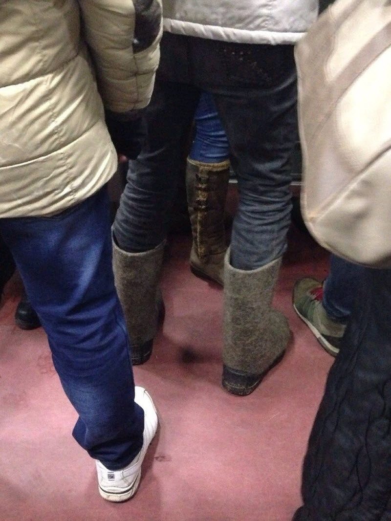 Модники из российского метрополитена