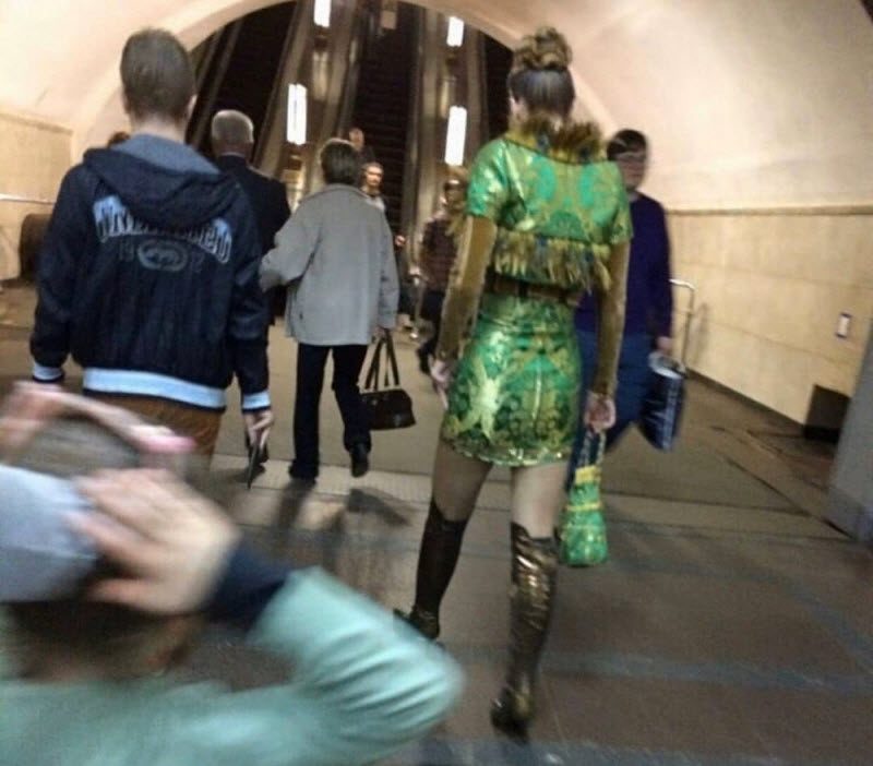 Модники из российского метрополитена