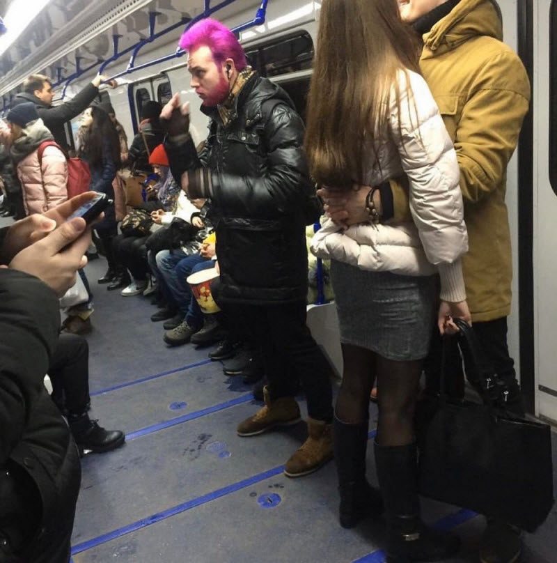 Модники из российского метрополитена