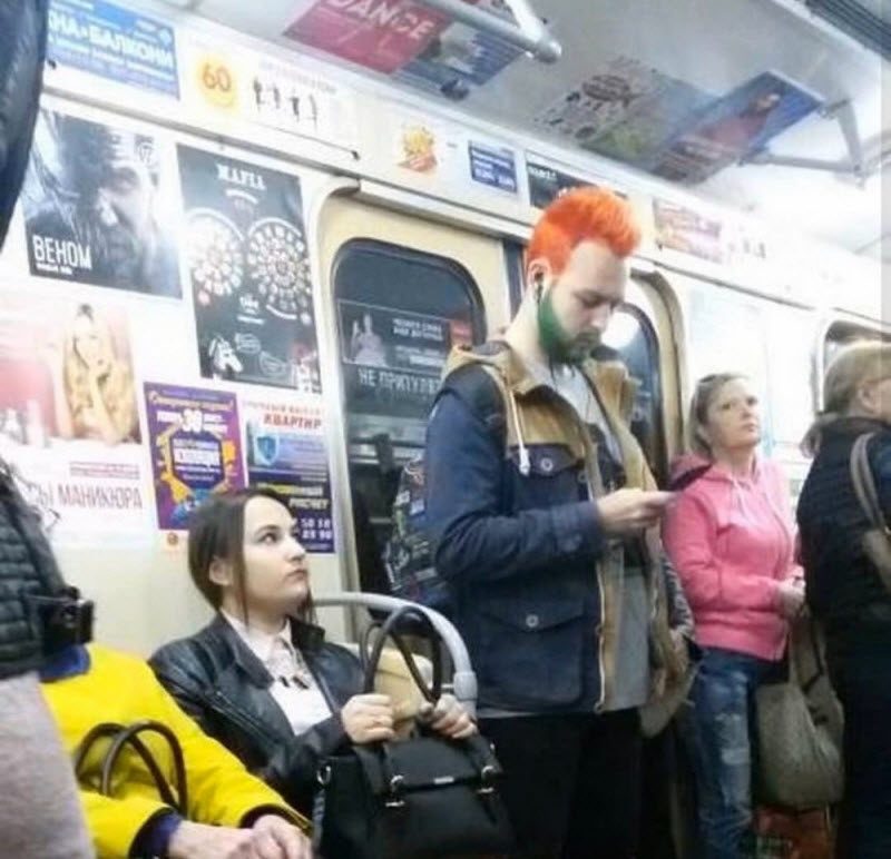 Модники из российского метрополитена