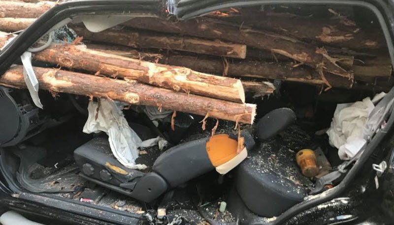 Очередной пример чуда на дороге