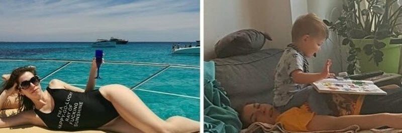 Родители показали честные фотографии о том, как изменилась их жизнь с появлением детей