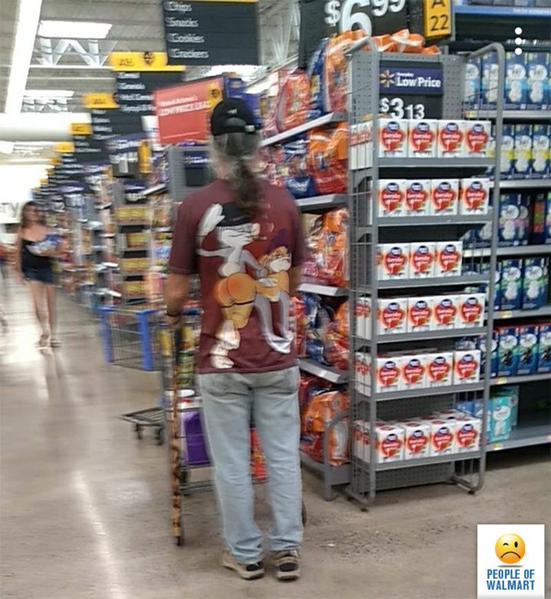 Экстравагантные покупатели Walmart