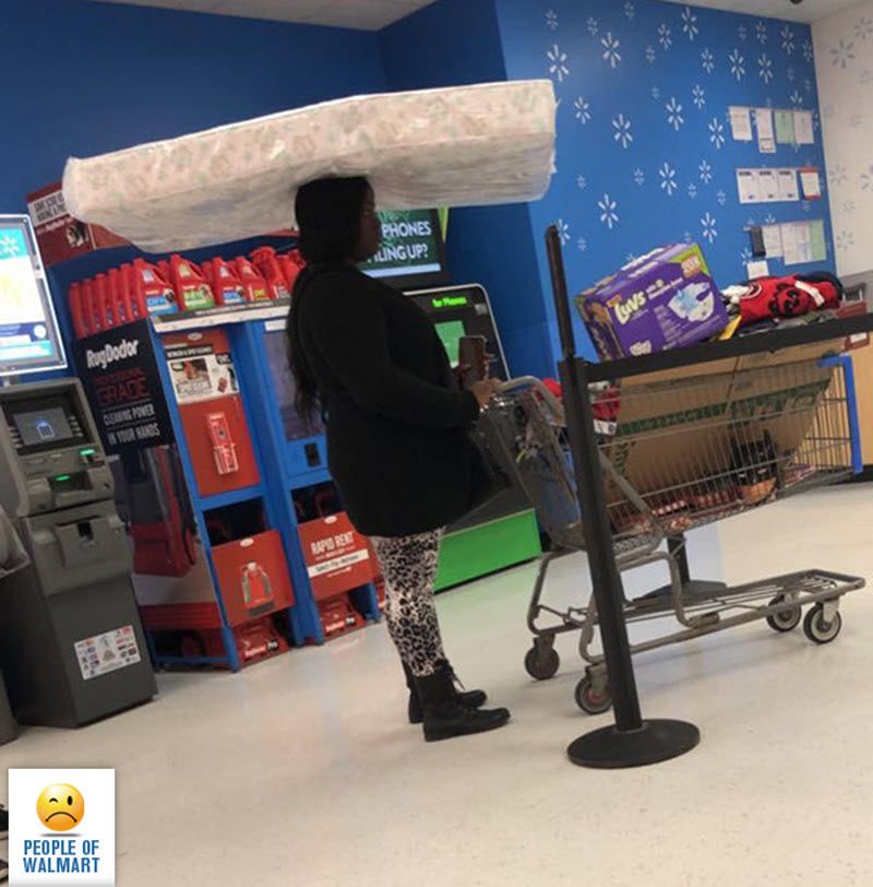 Экстравагантные покупатели Walmart