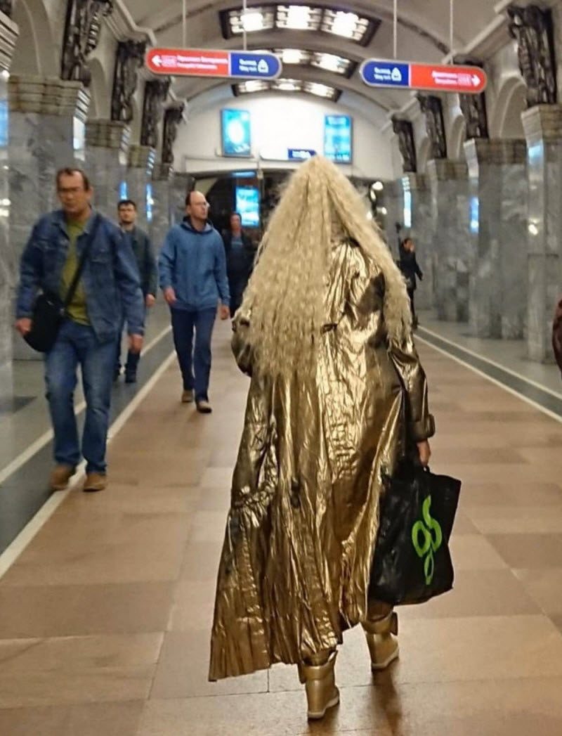 Модники из российского метрополитена