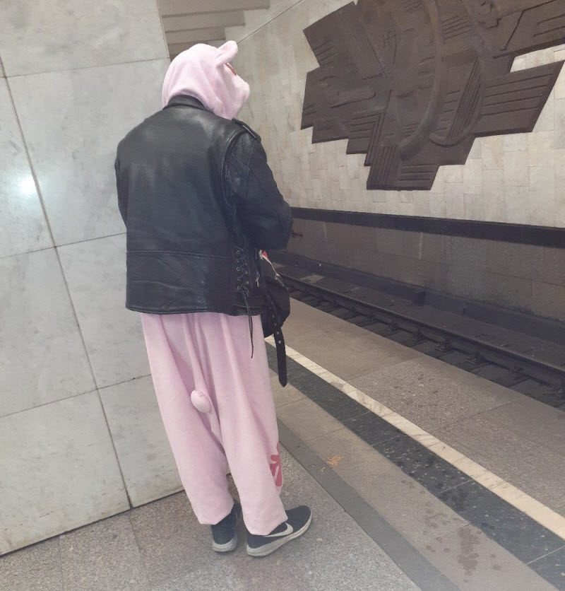 Модники из российского метрополитена