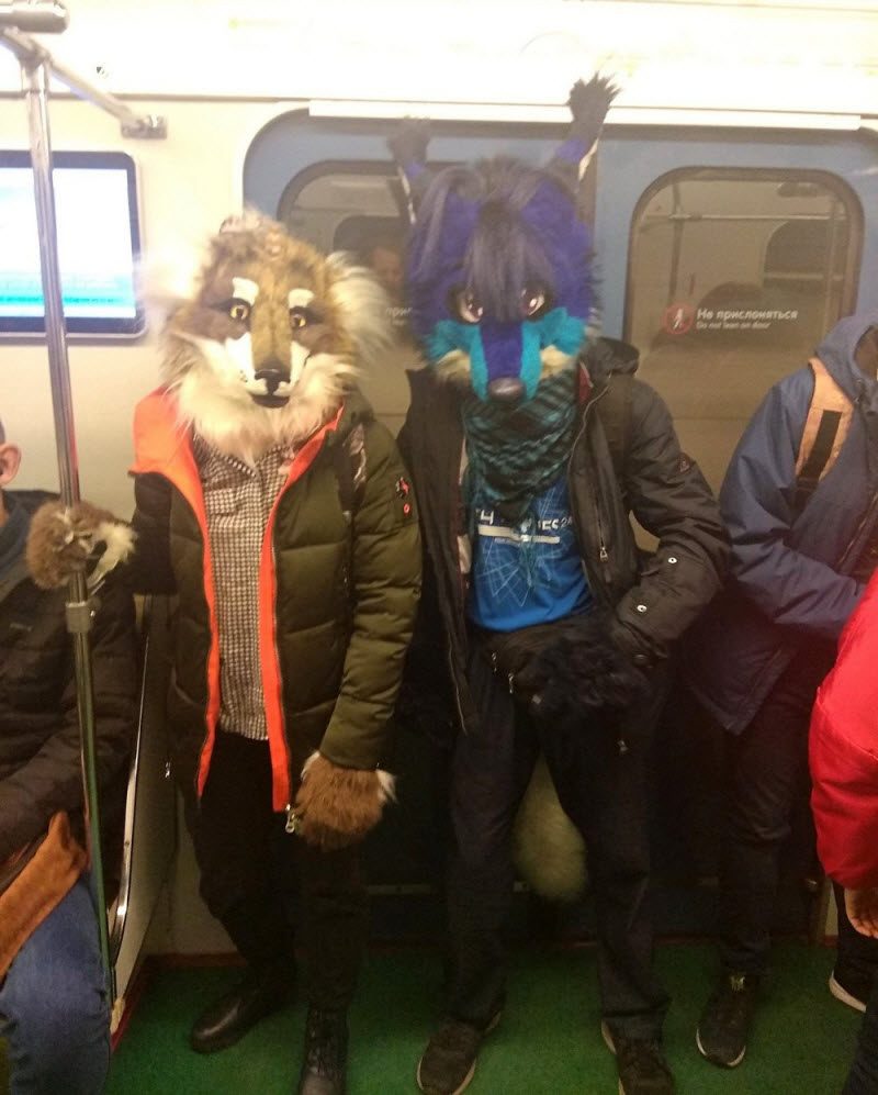 Модники из российского метрополитена