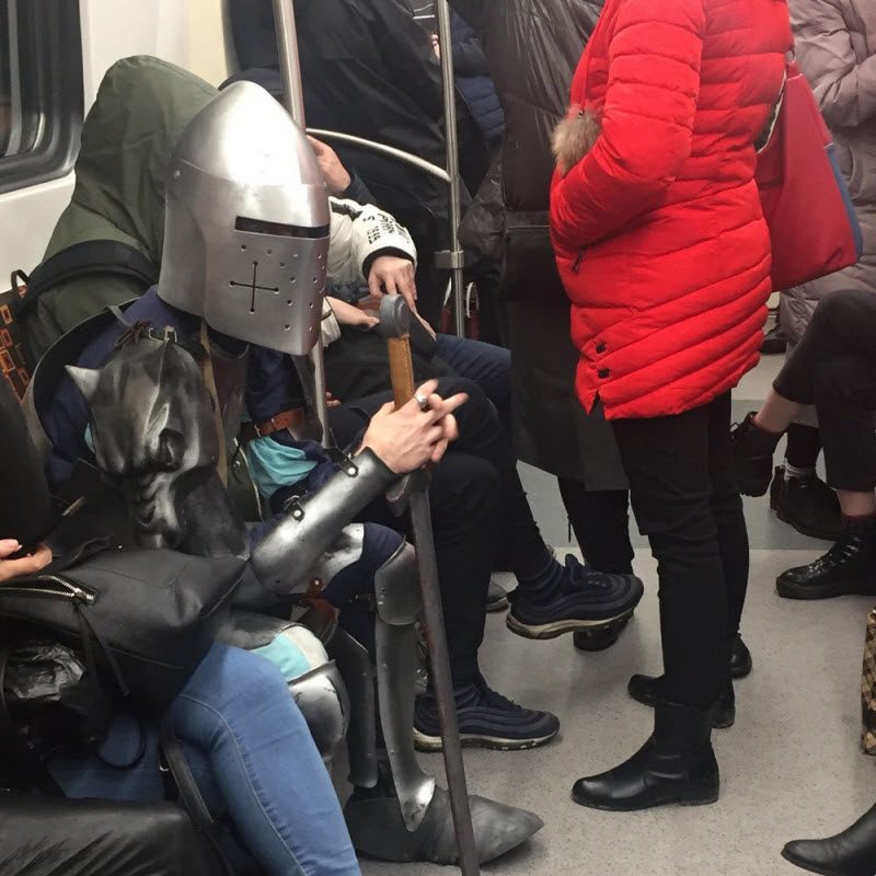 Модники из российского метрополитена