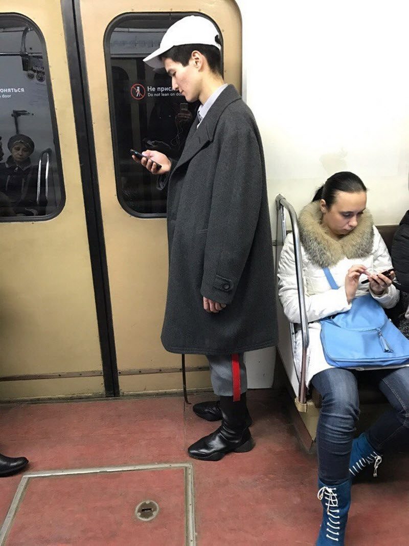 Модники из российского метрополитена