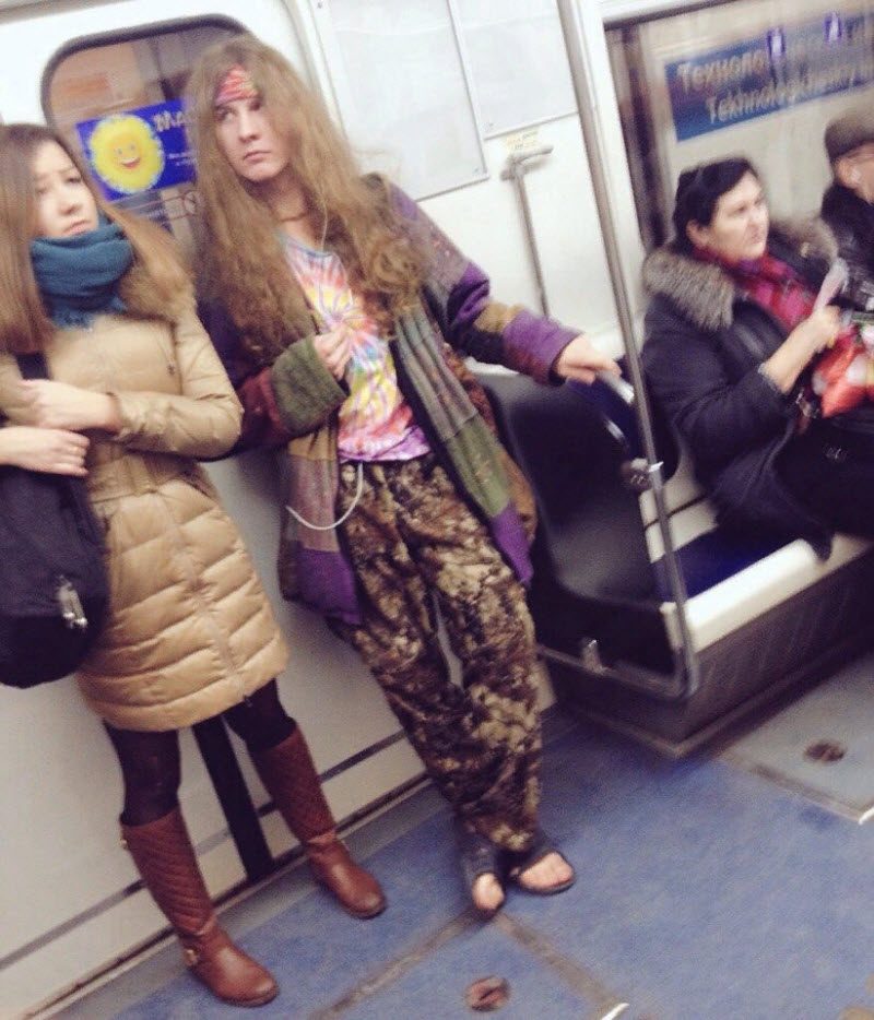 Модники из российского метрополитена