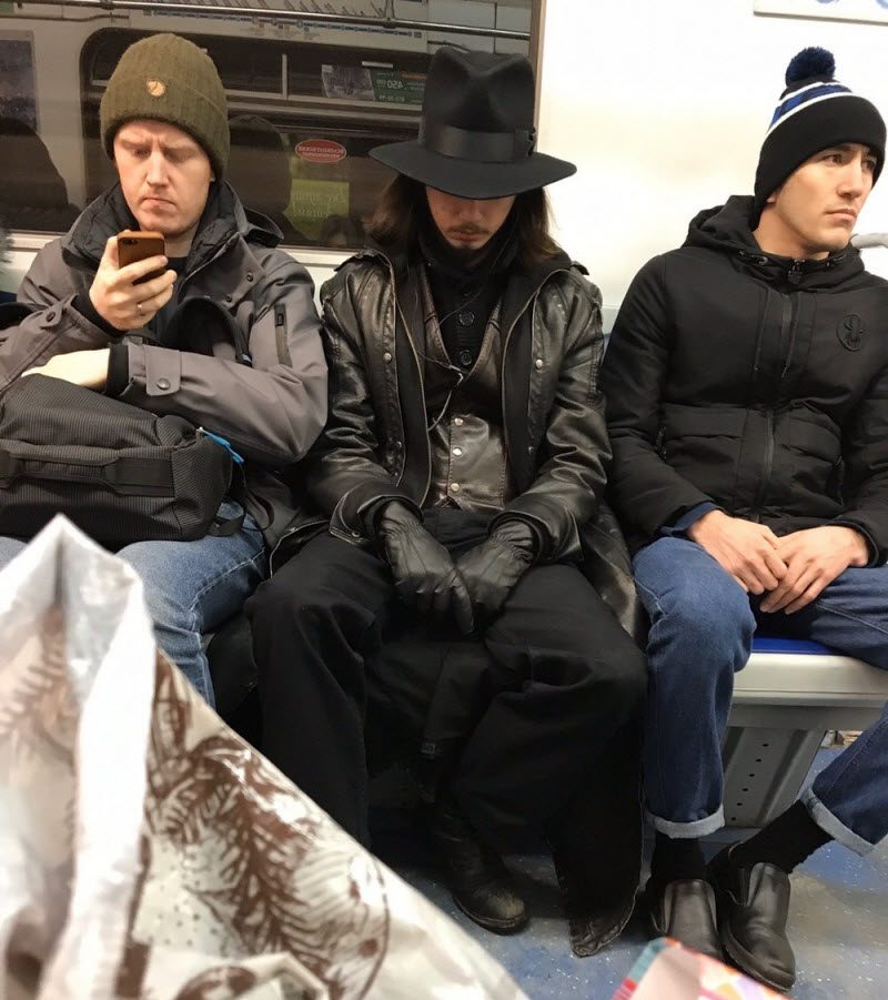 Модники из российского метрополитена