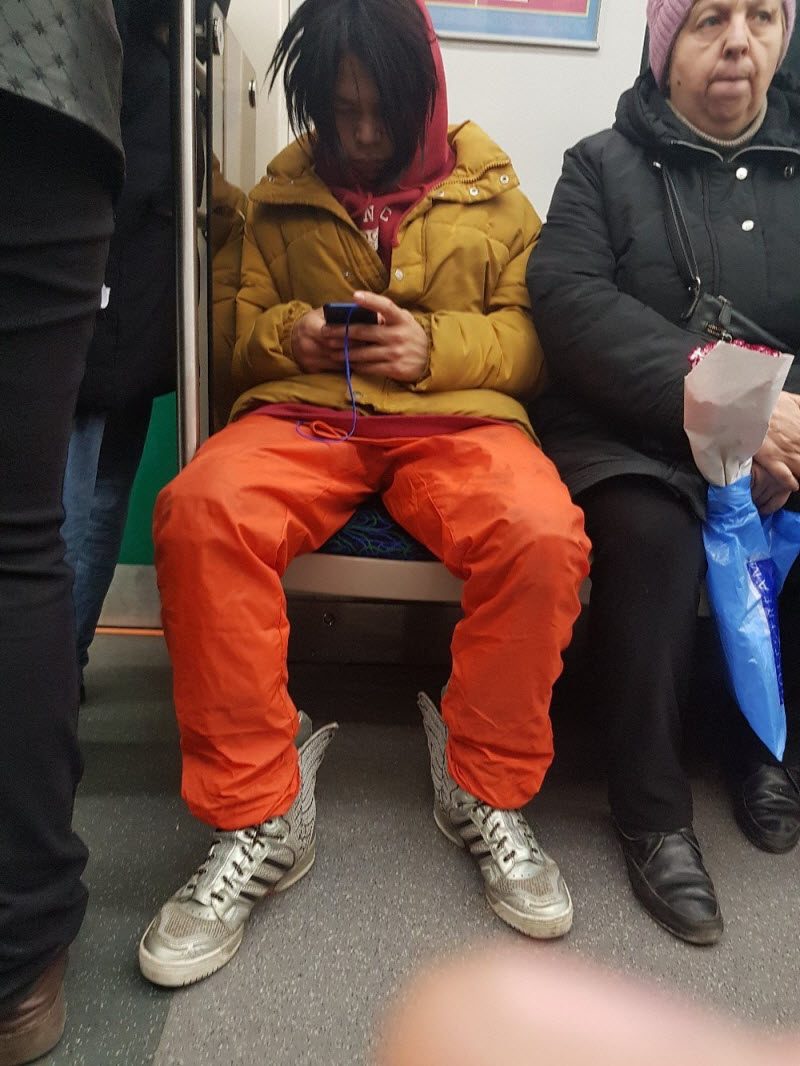 Модники из российского метрополитена