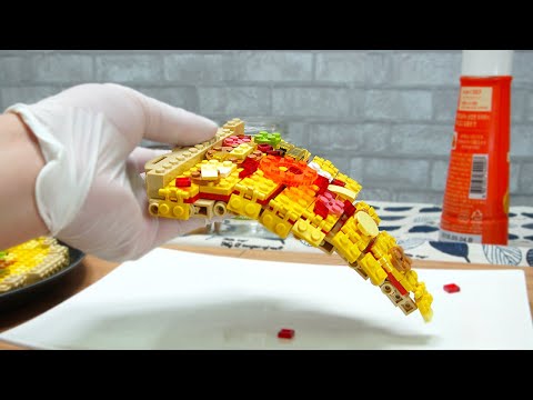Приготовление пиццы из LEGO
