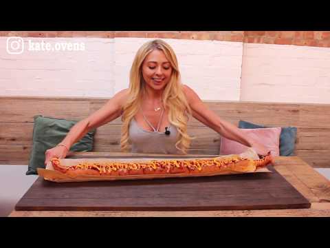 Большая жратва: метровый хот-дог!