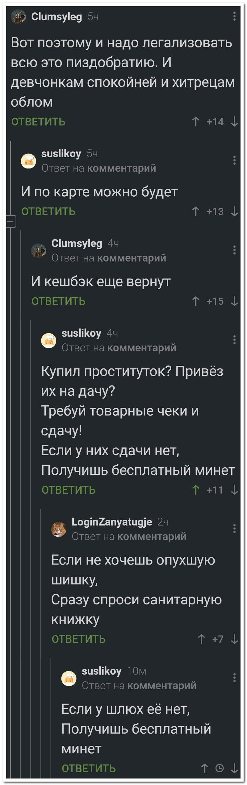 Забавные комментарии из социальных сетей