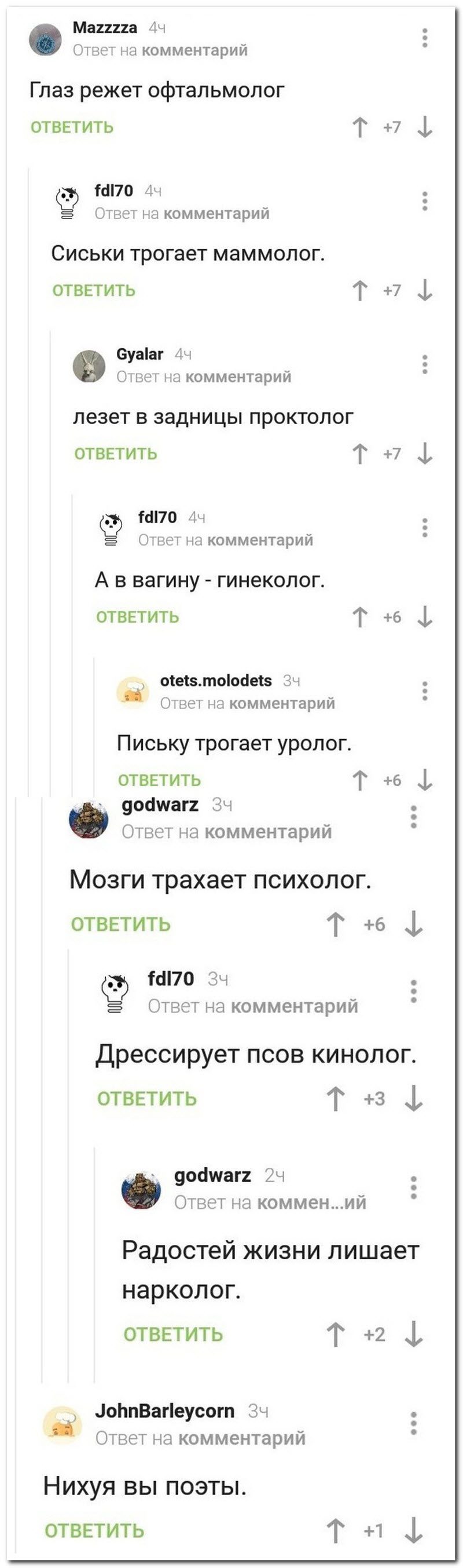 Забавные комментарии из социальных сетей