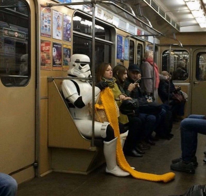 Модники из российского метрополитена