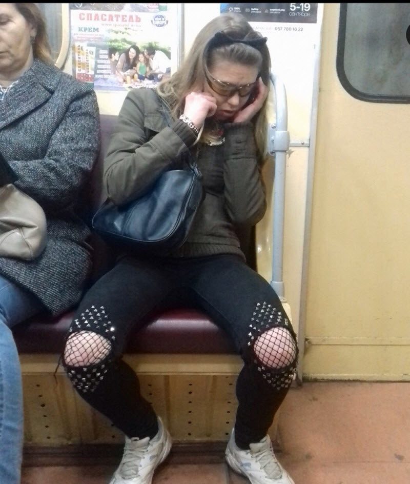 Модники из российского метрополитена