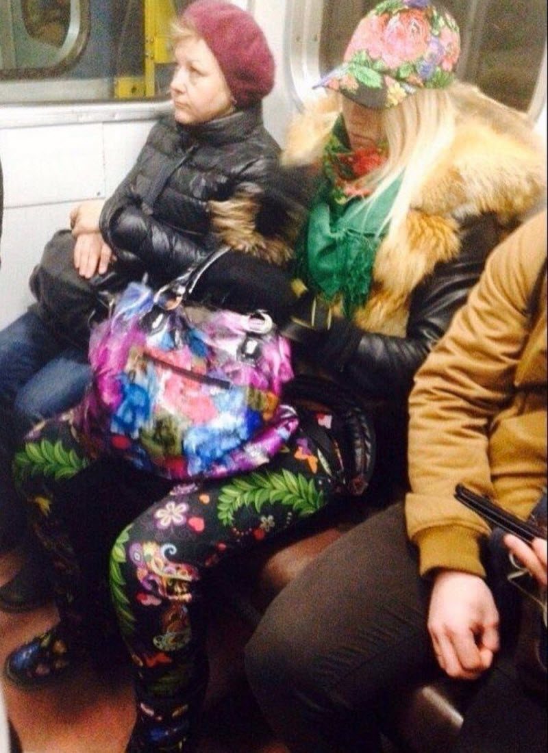 Модники из российского метрополитена