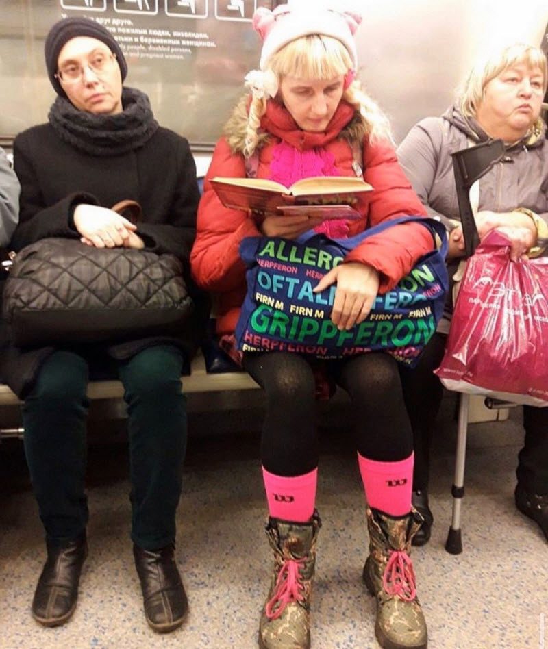 Модники из российского метрополитена
