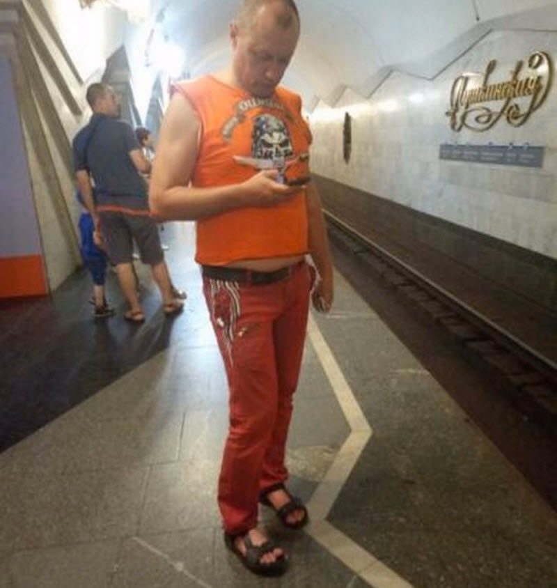 Модники из российского метрополитена