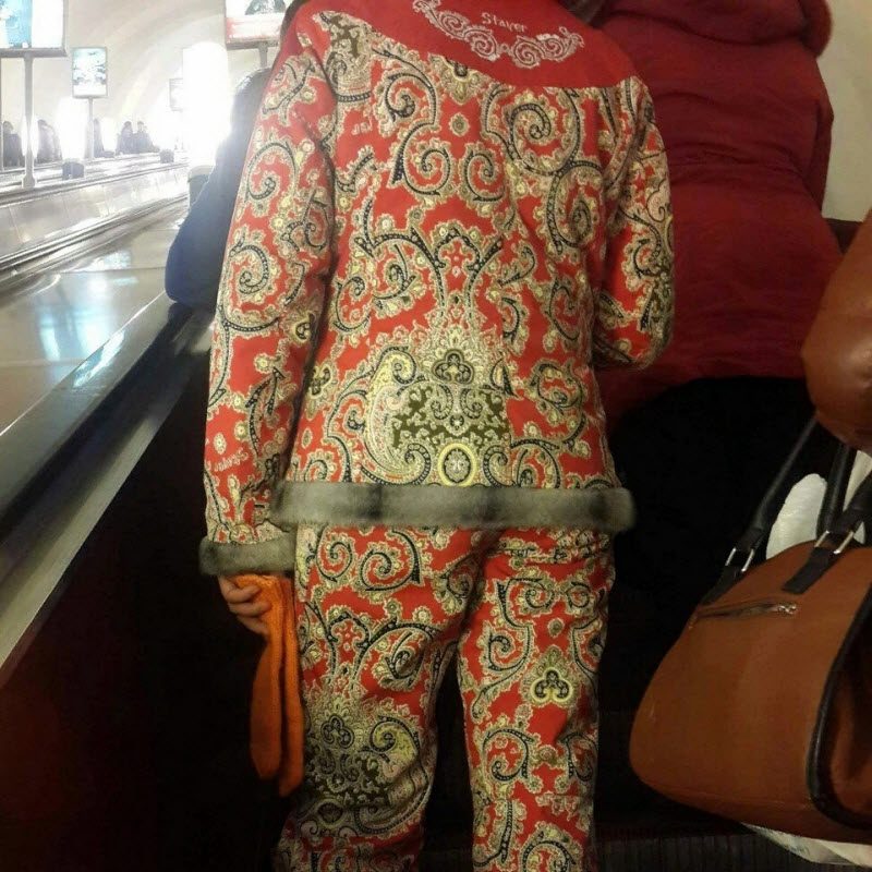 Модники из российского метрополитена