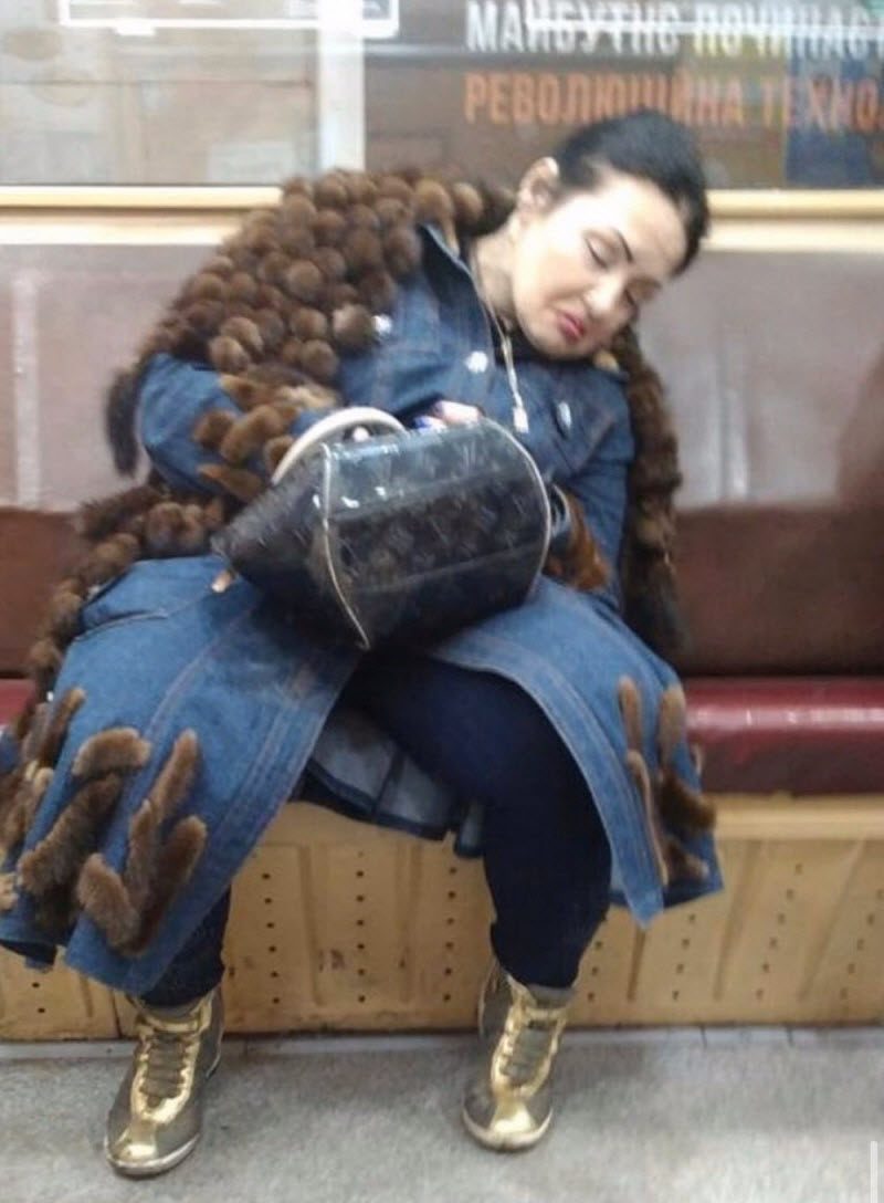 Модники из российского метрополитена