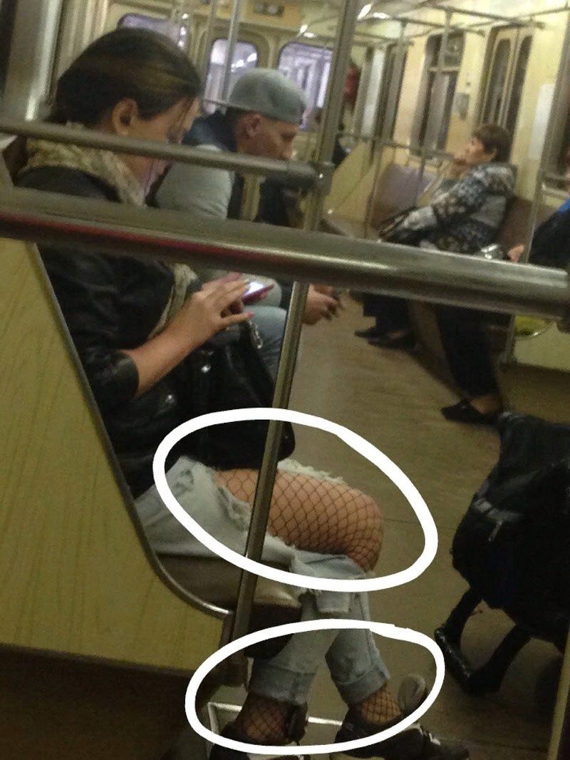 Модники из российского метрополитена