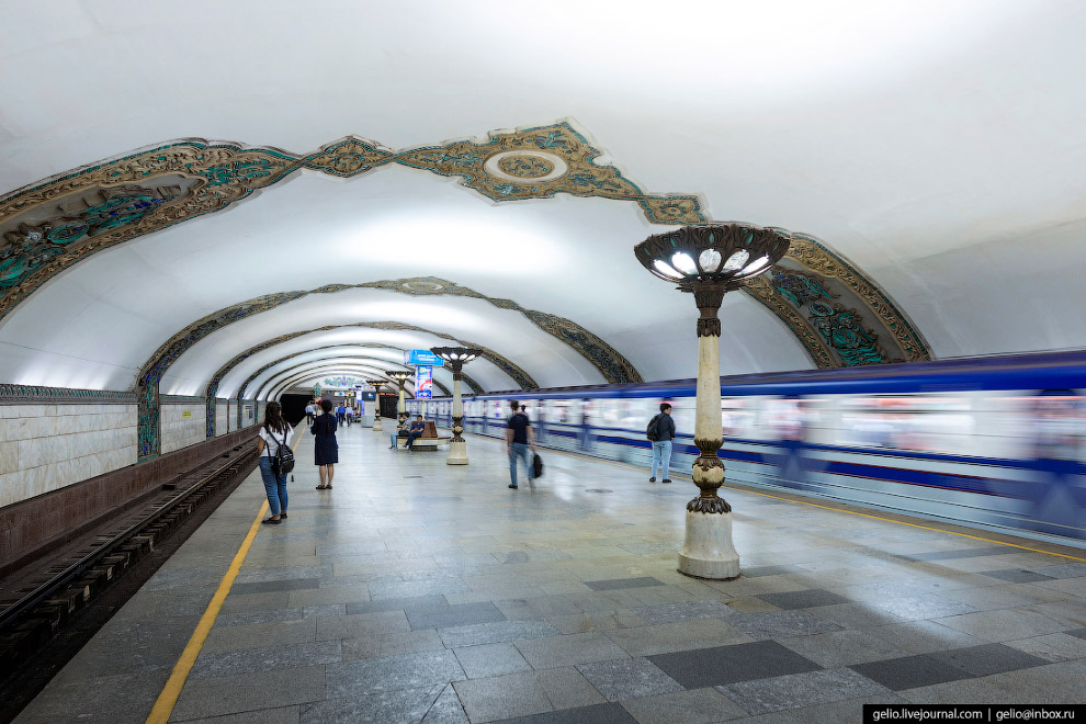 Метро: подземный музей Ташкента Метро: подземный музей Ташкента