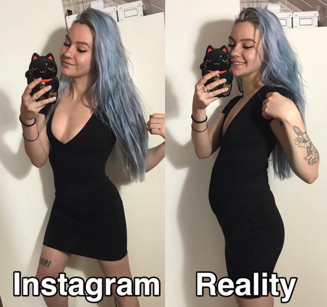 Instagram VS Реальность: Девушка худеет и полнеет на глазах
