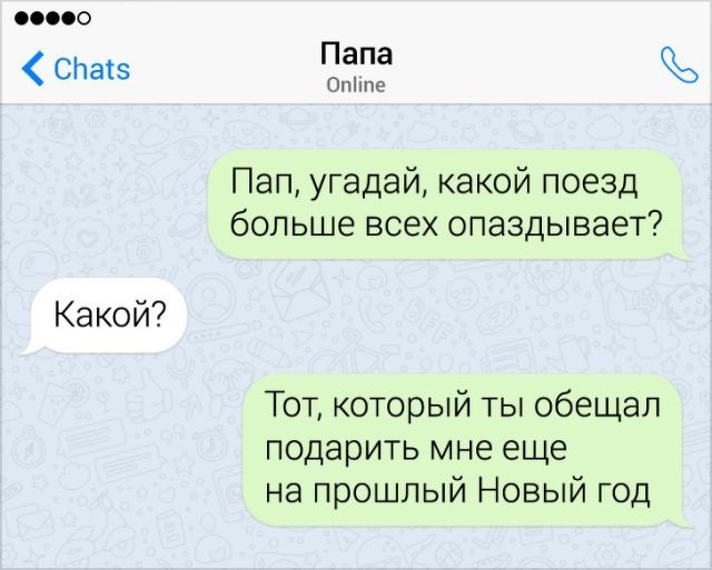 Забавные новогодние переписки