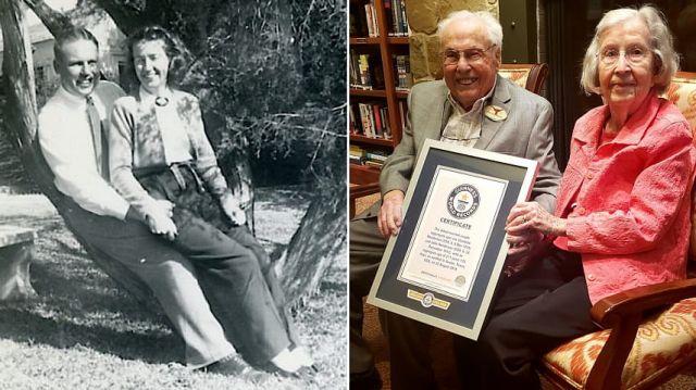 Старейшая супружеская пара в мире отпраздновала 80-летие своего брака