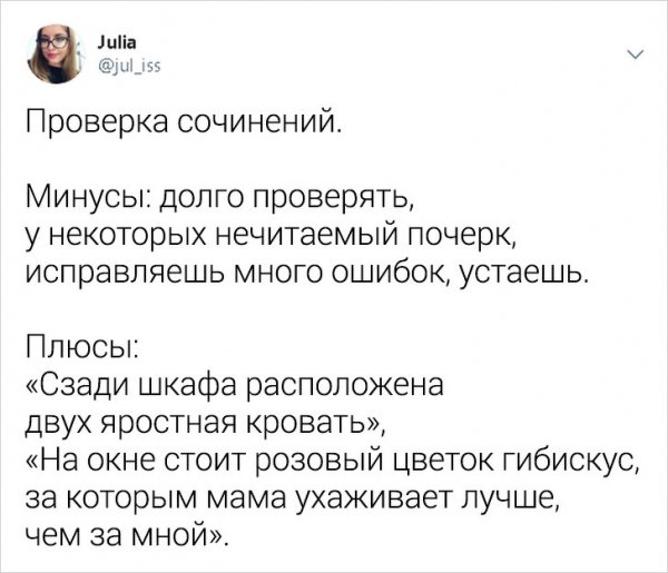 Забавные и правдивые твиты о школьной жизни от учительницы Забавные и правдивые твиты о школьной жизни от учительницы