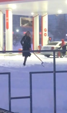 Красота спасёт мир. И Новосибирск от снега!