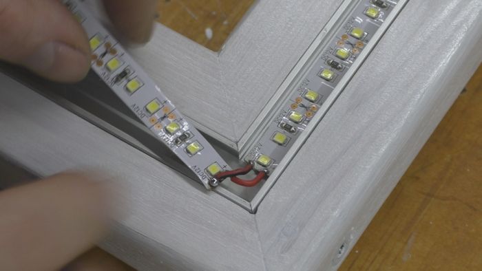 Зеркало с led подсветкой своими руками