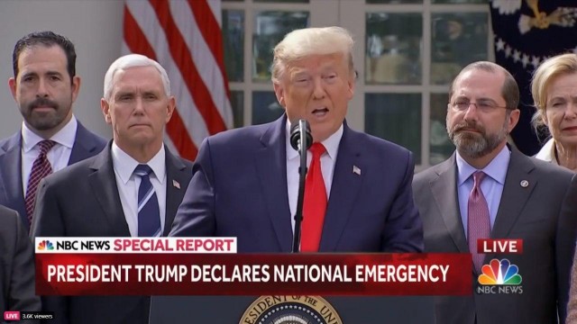Дональд Трамп объявил общенациональный режим ЧС в США в связи с коронавирусом