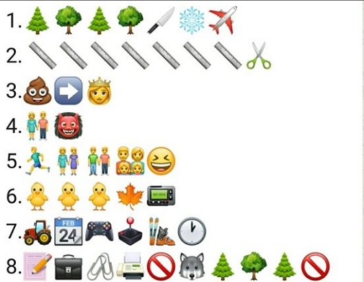 Пословицы и поговорки перевели в emoji