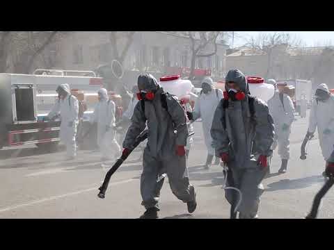Дезинфекция города Нур-Султан