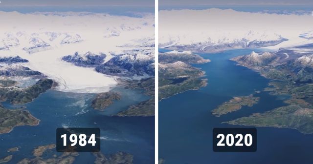 Google Earth:  как изменилась нашла планета с 1984 по 2020 год