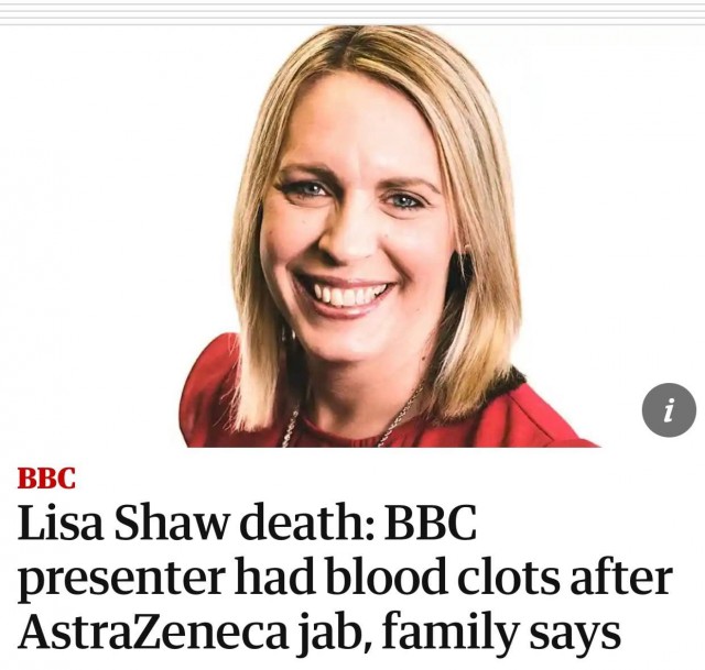 Радиоведущая скончалась после прививки