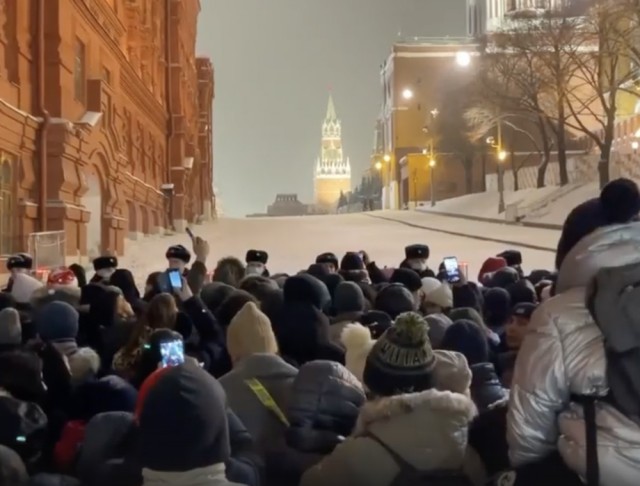Новый год в центре Москвы превратился в настоящий хаос
