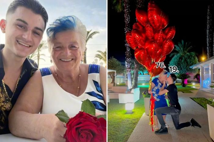 В Италии 19-летний юноша сделал предложение 76-летней возлюбленной