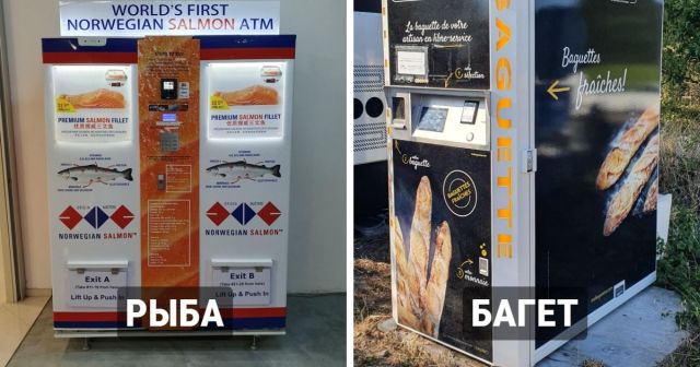 Торговые автоматы с непривычным содержимым