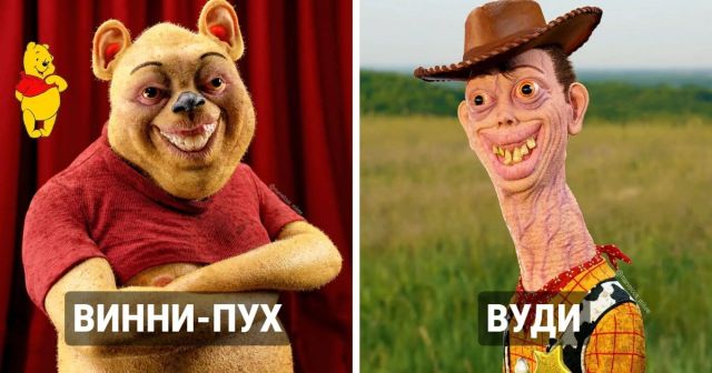 Художник Мигель Васкес превратил знаменитых мультяшных героев в жутких монстров